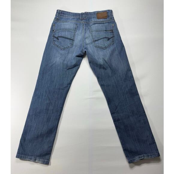 Mavi Men's Zack Low Rise Easy Straight Leg Blue Denim Jeans - Size 31x29 - Picture 2 of 9